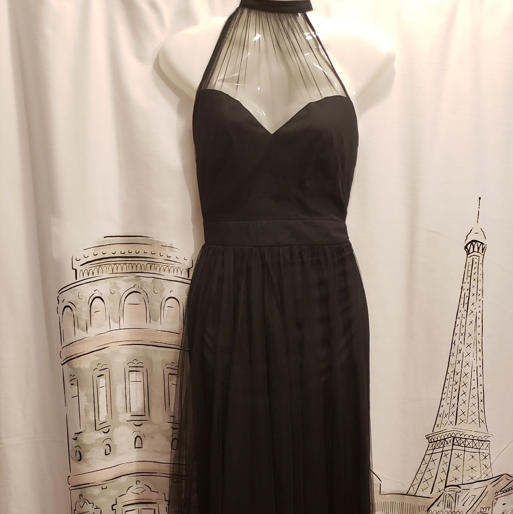 Long sheer dress L